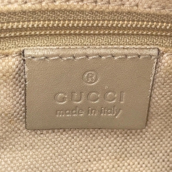 Authentic Gucci GG Canvas White Sukey Tote Bag W/ Gucci dustbag/care card-GUC - Picture 13 of 16